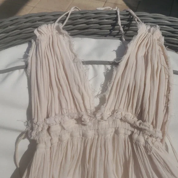 embroidered lace mini dress Embroidered Lace Mini Dress White / S main image 1